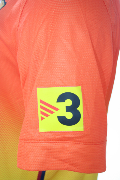 Nike FC Barcelona Trikot 10 Lionel Messi 2012/13 Qatar Auswärts Neu Orange Herren L