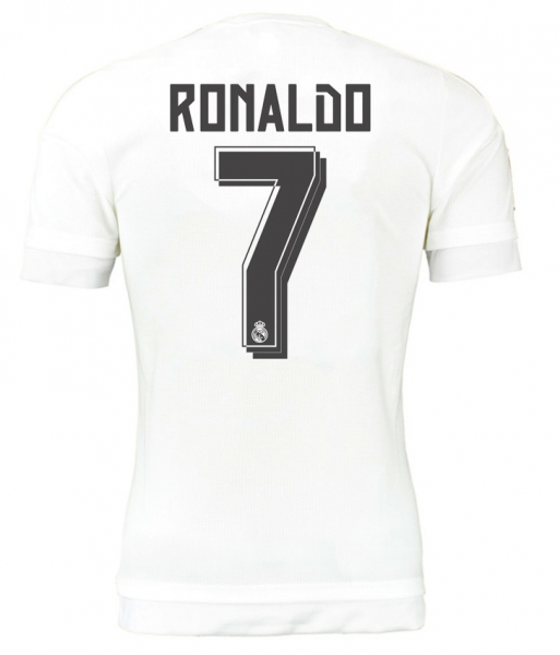 Adidas Real Madrid Trikot 7 Ronaldo 2015/16 Heim weiß Fly Emirates Herren M oder XL