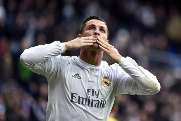 Adidas Real Madrid Trikot 7 Ronaldo 2015/16 Heim weiß Fly Emirates Herren M oder XL