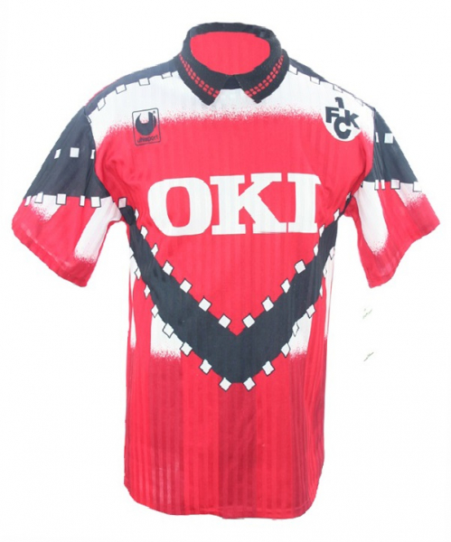 Uhlsport 1.FC Kaiserslautern camiseta 6 Andreas Brehme 1993/9 Oki senor S
