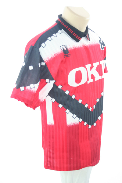 Uhlsport 1.FC Kaiserslautern camiseta 6 Andreas Brehme 1993/9 Oki senor S