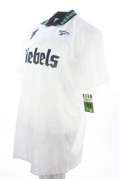 Reebok Borussia Mönchengladbach Trikot 10 Stefan Effenberg 1995/96 Matchworn Weiß XL