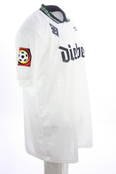 Reebok Borussia Mönchengladbach Trikot 10 Stefan Effenberg 1995/96 Matchworn Weiß XL
