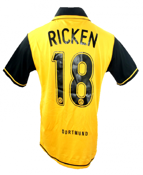 Nike Borussia Dortmund Trikot 18 Lars Ricken 2007/08 BVB ohne Sponsor Heim Herren M/L/XL