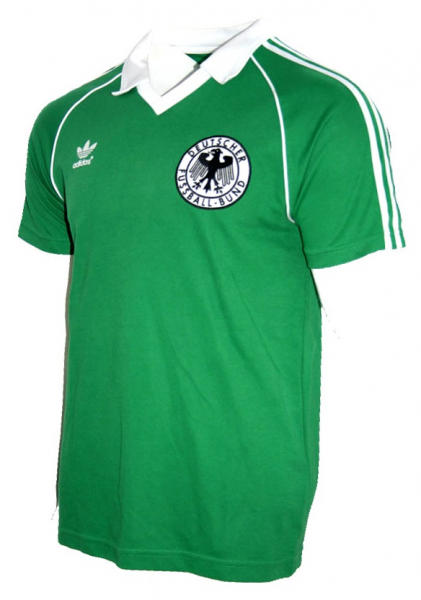 Adidas Deutschland Trikot 5 Franz Beckenbauer WM 1974 Grün DFB Herren S, M, L oder XL