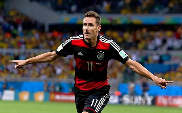 Adidas Deutschland Trikot 11 Miroslav Klose WM 2014 DFB Auswärts Herren M