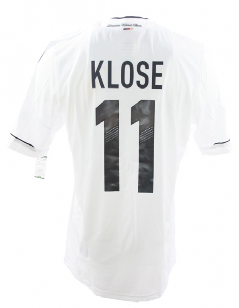 Adidas Germany jersey 11 Miroslav Klose DfB 2012 Climacool white men's M