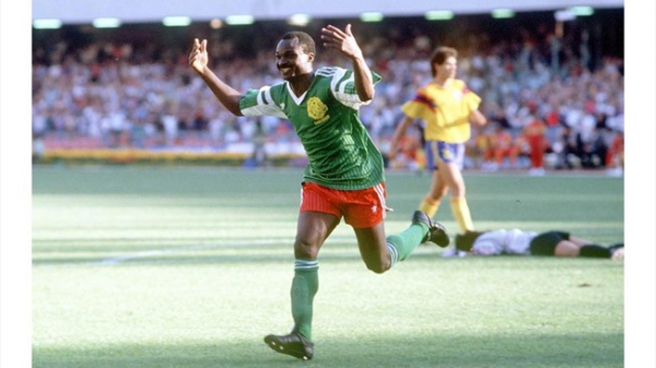 Camerún camiseta Adidas M 1982 Roger Milla