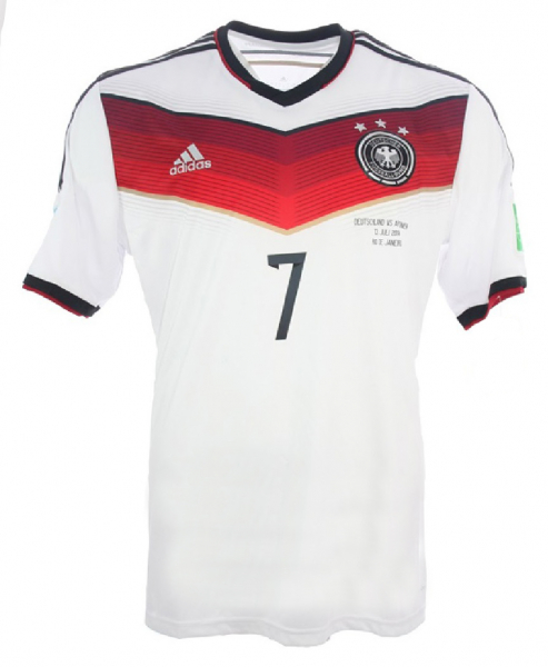 Adidas Deutschland Trikot 7 Bastian Schweinsteiger WM 2014 DFB Heim Herren XS kinder 164 cm
