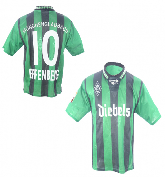Reebok Borussia Mönchengladbach Trikot 10 Stefan Effenberg 1996/97 Diebels Matchworn Herren XL