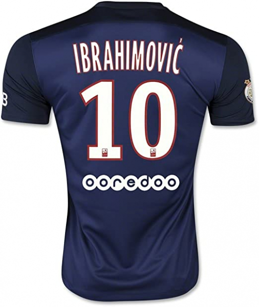 Nike Paris St. Germain Trikot 10 Zlatan Ibrahimovic 2015/16 heim Fly Emirates Authenic Herren L