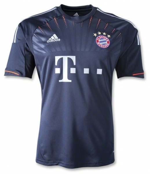 Adidas FC Bayern München Trikot 14 Claudio Pizarro 2012/13 auswärts schwarz Herren XL