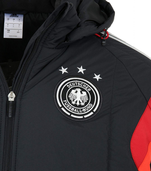 Adidas Deutschland Jacke DFB WM 2014 Schwarz Stadionjacke Herbst/Winter Neu Herren XL/XXL/2XL
