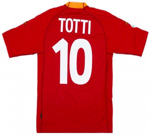 Kappa As Rom Trikot 10 Francesco Totti 2000/01 Ina Assitalia rot Herren L