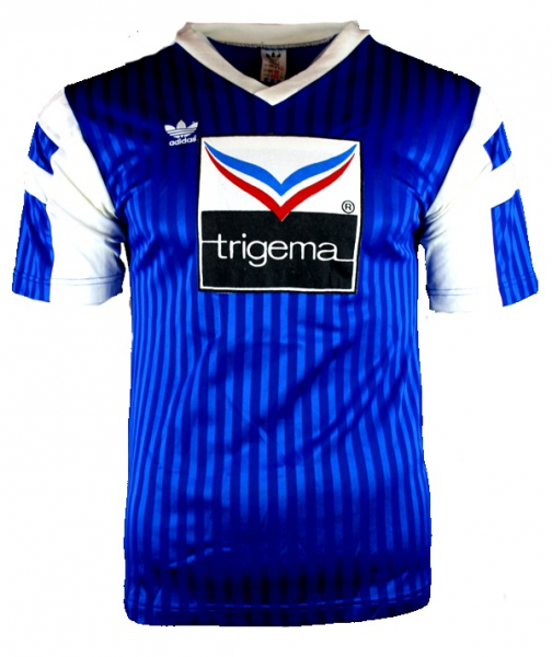 Adidas VfL Bochum Trikot 1990/91 Trigema Heim Blau Herren S