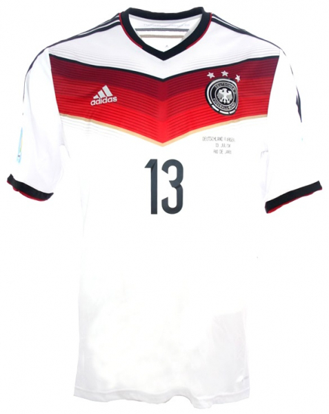 Adidas Deutschland Trikot 13 Thomas Müller WM 2014 DFB Heim NEU Herren M oder XL
