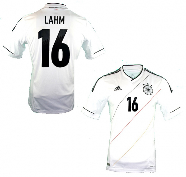 Adidas Deutschland Trikot 16 Philipp Lahm Euro 2012 DFB Weiß Climacool Herren S oder XL
