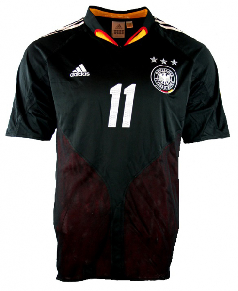 Adidas Deutschland Trikot 11 Miroslav Klose Euro 2004 EM DFB Schwarz Herren M oder L