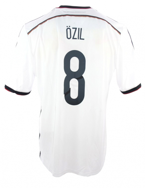 Adidas Deutschland Trikot 8 Mesut Özil WM 2014 DFB Home Weiß Weltmeister Herren M oder XL