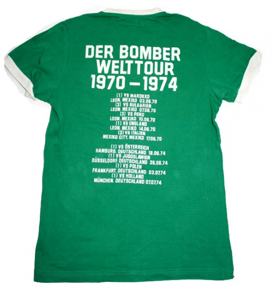 Adidas Deutschland Trikot WM 1974 Gerd Müller T-Shirt Grün DFB Herren S