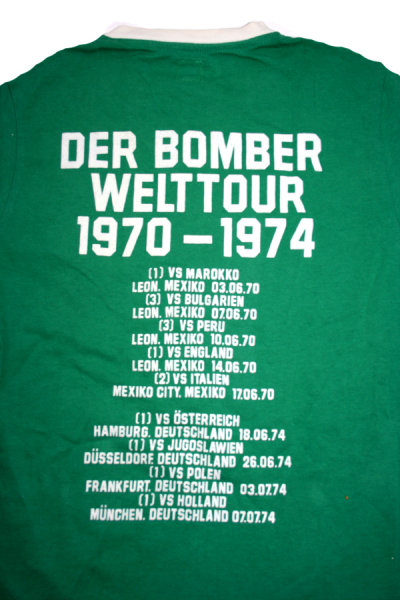 Adidas Deutschland Trikot WM 1974 Gerd Müller T-Shirt Grün DFB Herren S