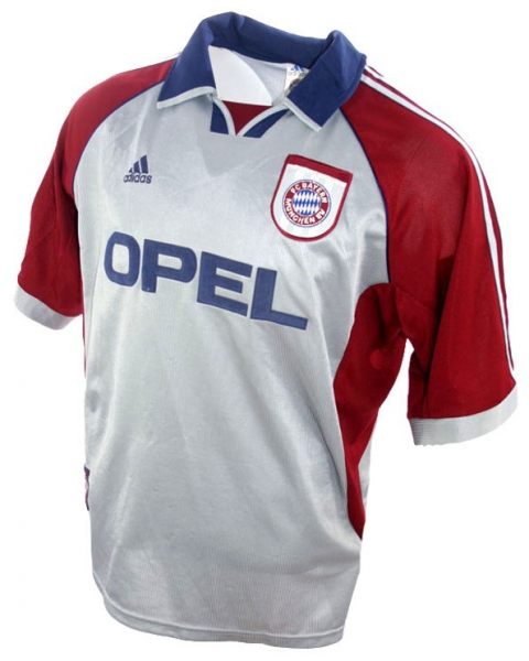 Adidas FC Bayern Munich jersey CL Final 1999 Opel men's S-M 176cm or XL