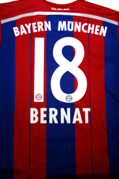 Adidas FC Bayern Múnich camiseta 18 Juan Bernat 2014/15 nuevo senor M
