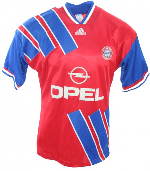 Adidas FC Bayern München Trikot 7 Mehmet Scholl 1993/94 1994/95 rot Opel Herren S