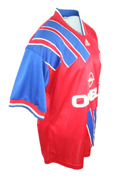 Adidas FC Bayern München Trikot 7 Mehmet Scholl 1993/94 1994/95 rot Opel Herren S