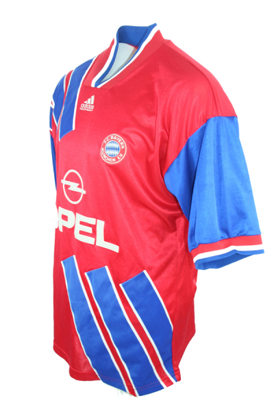 Adidas FC Bayern München Trikot 7 Mehmet Scholl 1993/94 1994/95 rot Opel Herren S