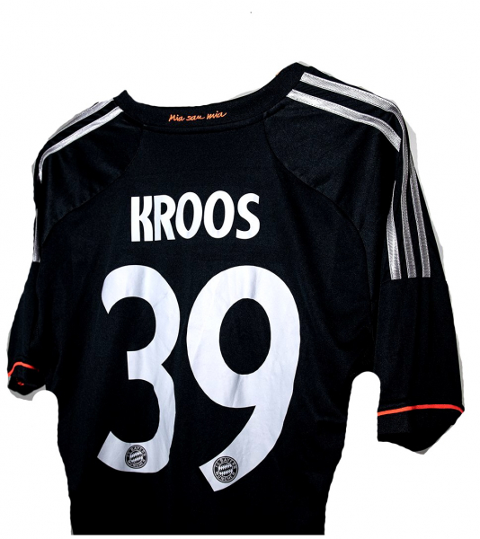Adidas FC Bayern Munich jersey 39 Toni Kroos 2012/13 home black men's M