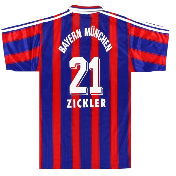 Adidas FC Bayern München Trikot 21 Alexander Zickler 1995/96 Opel Herren S