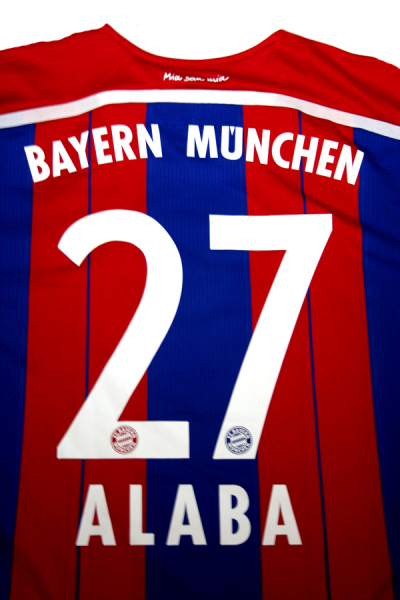 Adidas FC Bayern München Trikot 27 David Alaba 2014/15 Heim Herren XXL