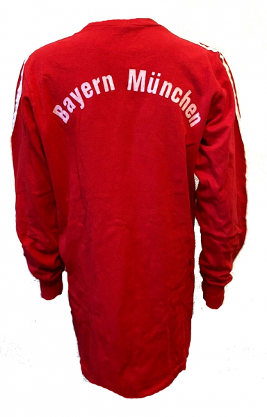 Adidas/Erima FC Bayern München Trikot 1983-84 Magirus Iveco Heim Rot Langarm Herren L