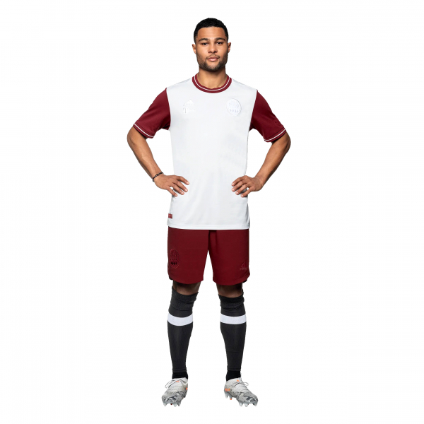 Adidas FC Bayern München Trikot 120 Jahre Jubiläum retro vintage weiß schwarz Herren S oder M