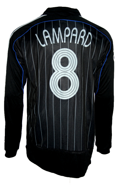 Adidas FC Chelsea Trikot 8 Frank Lampard 2006/07 Formotion matchworn Schwarz Herren XL
