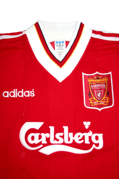 Adidas FC Liverpool Trikot 17 Steve McManaman 1995/96 Carlsberg Heim Rot Herren S