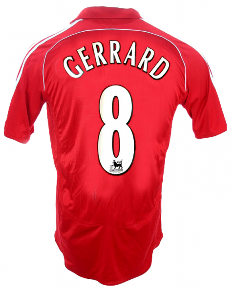 Adidas FC Liverpool camiseta 8 Steven Gerrard 2006-08 This is anfield rojo senor M