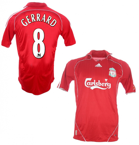 Adidas FC Liverpool Trikot 8 Steven Gerrard 2006/07 Carlsberg Heim Herren L (B-Ware)