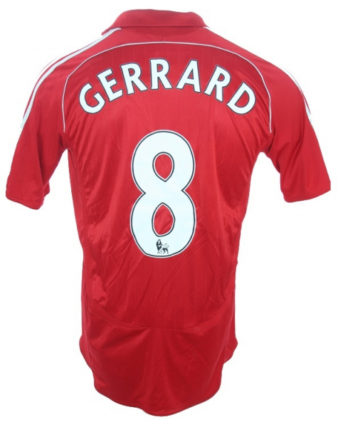 Adidas FC Liverpool Trikot 8 Steven Gerrard 2006-08 Carlsberg Heim Herren M