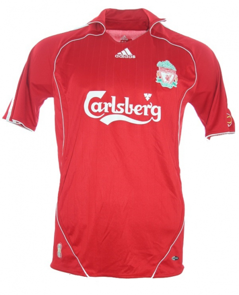 Adidas FC Liverpool Trikot 8 Steven Gerrard 2006-08 Carlsberg Heim Herren M