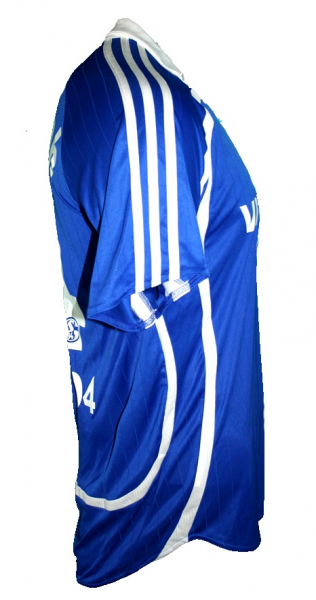 Adidas FC Schalke 04 camiseta 14 Gerald Asamoah 2006/07 Victoria versichert azul senor M