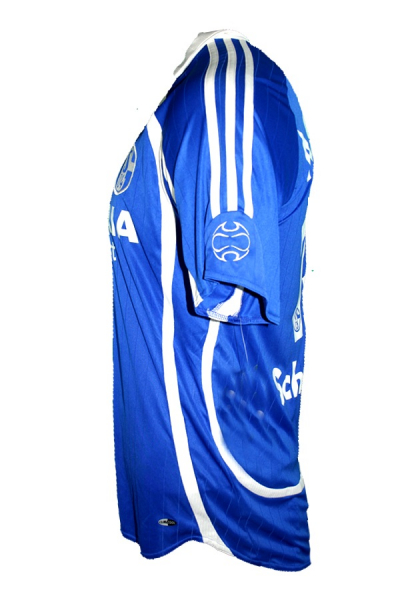 Adidas FC Schalke 04 camiseta 14 Gerald Asamoah 2006/07 Victoria versichert azul senor M
