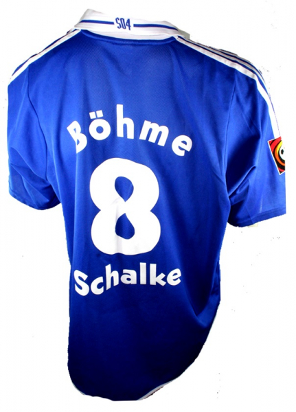 Adidas FC Schalke 04 Trikot 8 Jörg Böhme 2000/01 Victoria Matchworn Herren XL