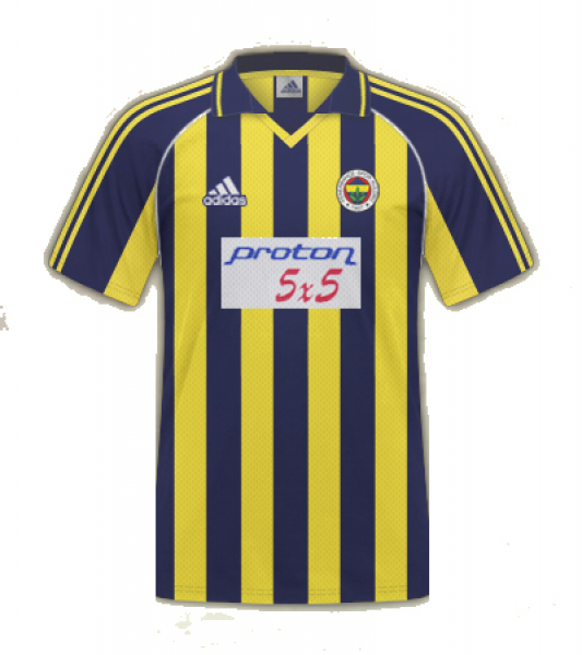 Adidas Fenerbahce Istanbul Trikot 1999/00 2000 Proton 5x5 heim Herren S