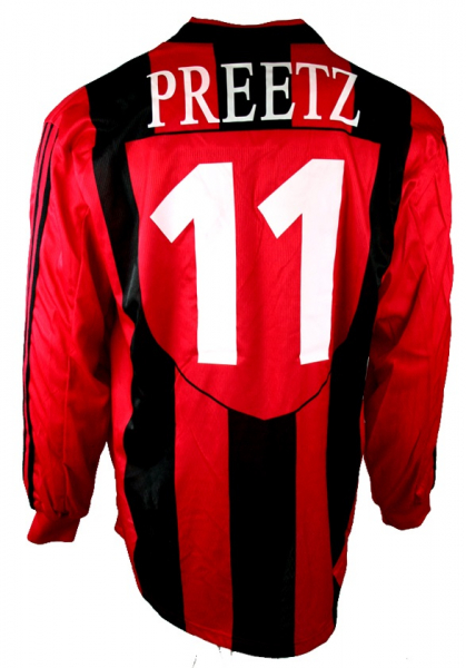 Adidas Hertha BSC Berlin Trikot 11 Michael Preetz 1998/99 Continentale Matchworn Herren XL