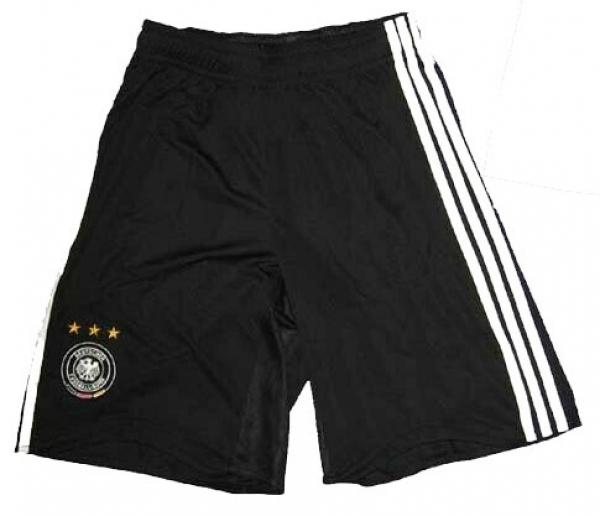 Adidas Deutschland Hose Shorts Euro 2008 DFB Schwarz Heim Herren S oder L
