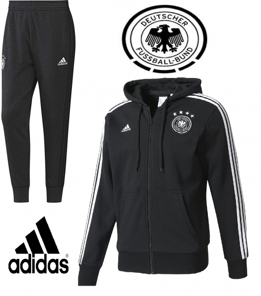 Adidas Alemania chaqueta y pantalones mundial de futbol negro senor S