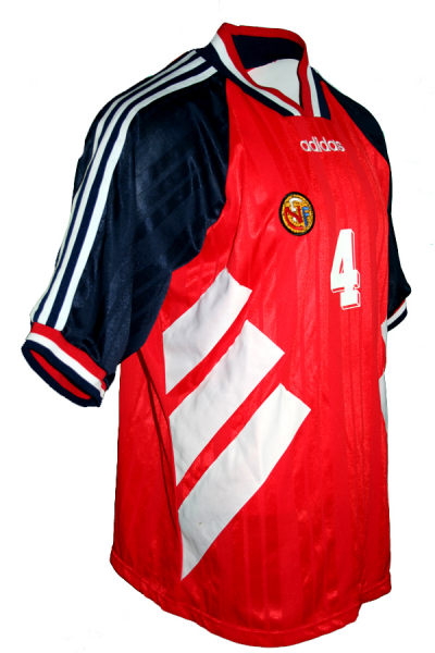 Adidas Norwegen Trikot 4 Rune Bratseth WM 1994 USA Rot Heim Herren XL