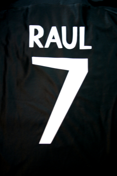 Adidas Real Madrid Trikot 7 Raul 1999/01 Ohne sponsor statt Teka CL Schwarz Herren XL